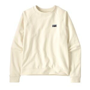 PATAGONIA Regenerative Organic Cotton Essential Top Sweatshirt Wool White Large